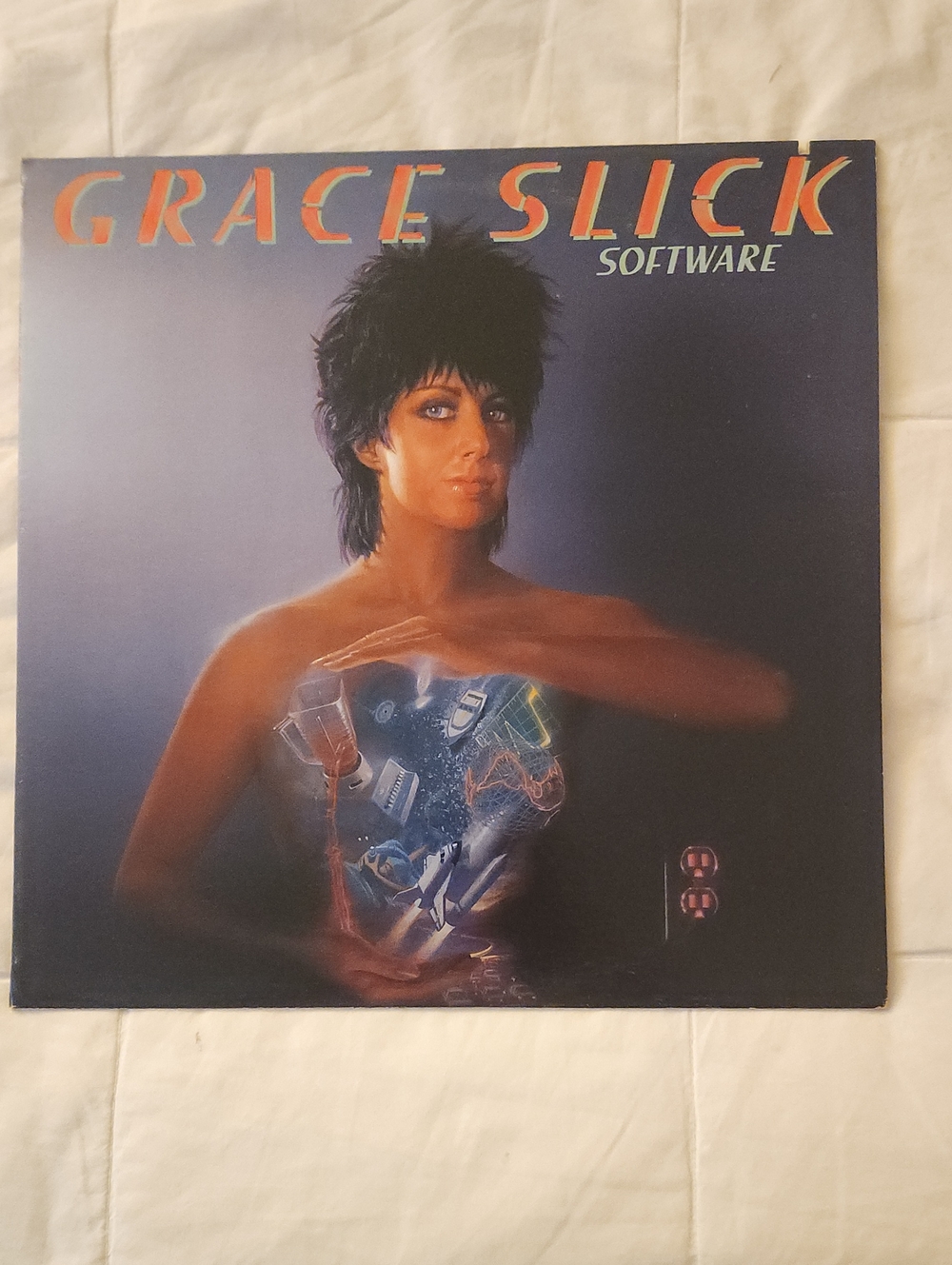 Grace Slick: Software Vintage Vinyl -- WALL DISPLAY ITEM NEVER PLAYED!